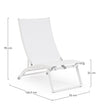 Bizzotto Poltrona da giardino Taylor Bianco