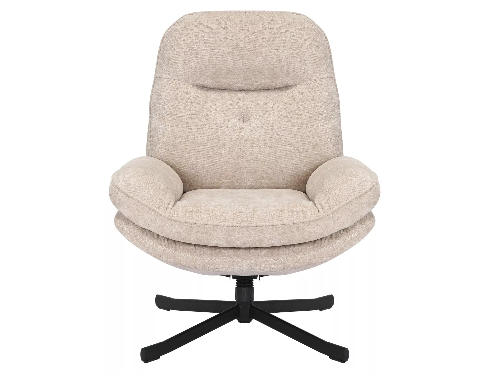 Signal Poltrona girevole in tessuto Harper Beige