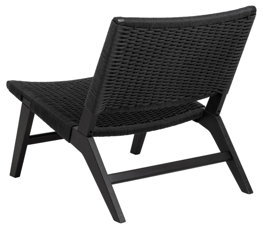 Actona Poltrona in legno Carson Nero