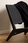 Actona Poltrona in legno Carson Nero