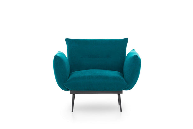 Poltrona in tessuto Jax Solo Blu (2)