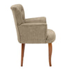 Poltrona in tessuto Paris Wooden Marrone (1)