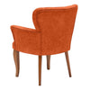 Poltrona in tessuto Paris Wooden Ruggine (2)