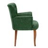 Poltrona in tessuto Paris Wooden Verde (1)
