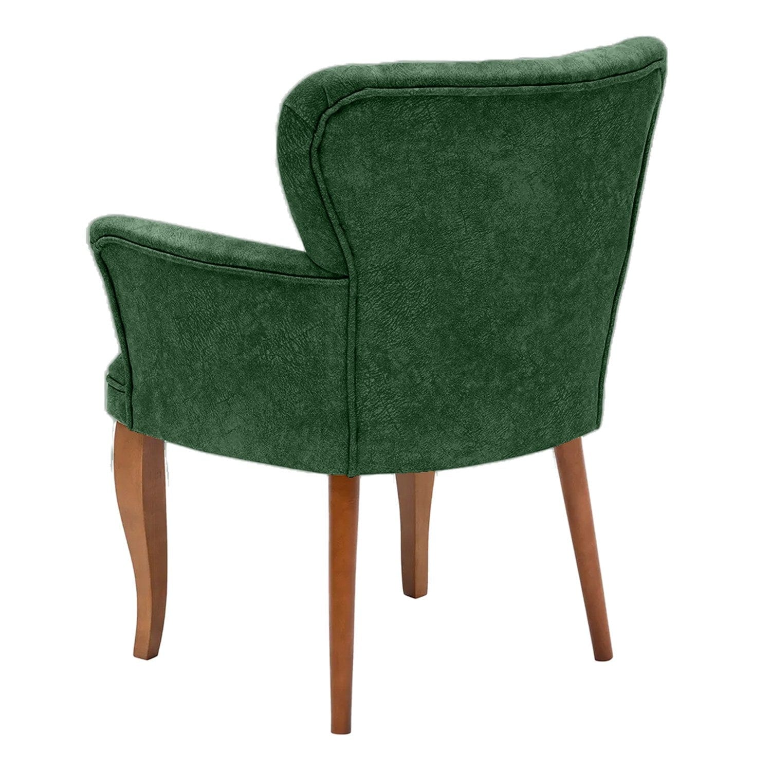 Poltrona in tessuto Paris Wooden Verde (2)