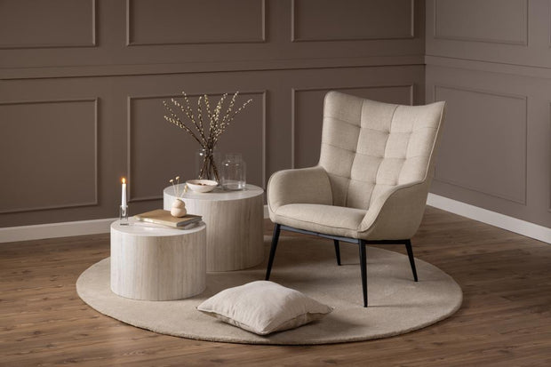 Actona Poltrona in tessuto Redding Beige