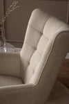 Actona Poltrona in tessuto Redding Beige