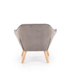 Halmar Poltrona in tessuto Romeo Grigio