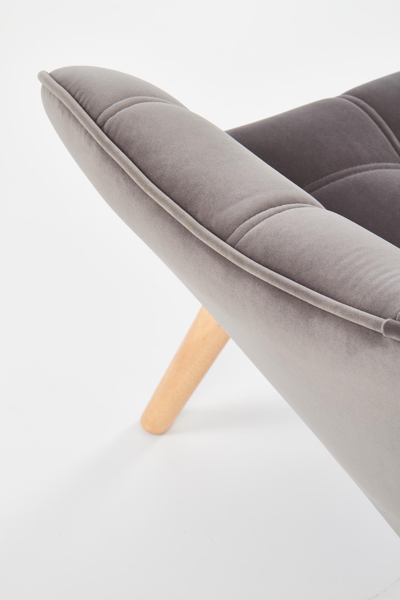 Halmar Poltrona in tessuto Romeo Grigio