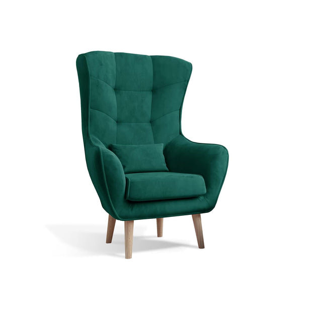 Poltrona in velluto Artiso (2) & ELTMPL-ARMCHAIR-ARTI