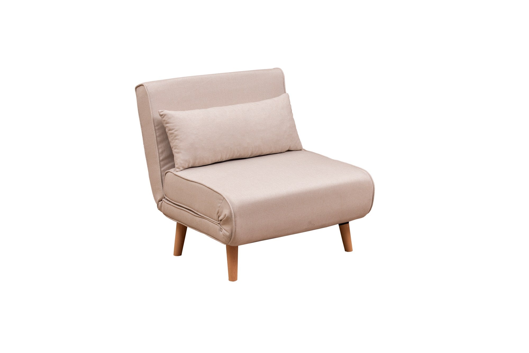 Poltrona Letto in tessuto Folde Crema (6)