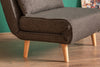 Poltrona Letto in tessuto Folde Grigio (3)