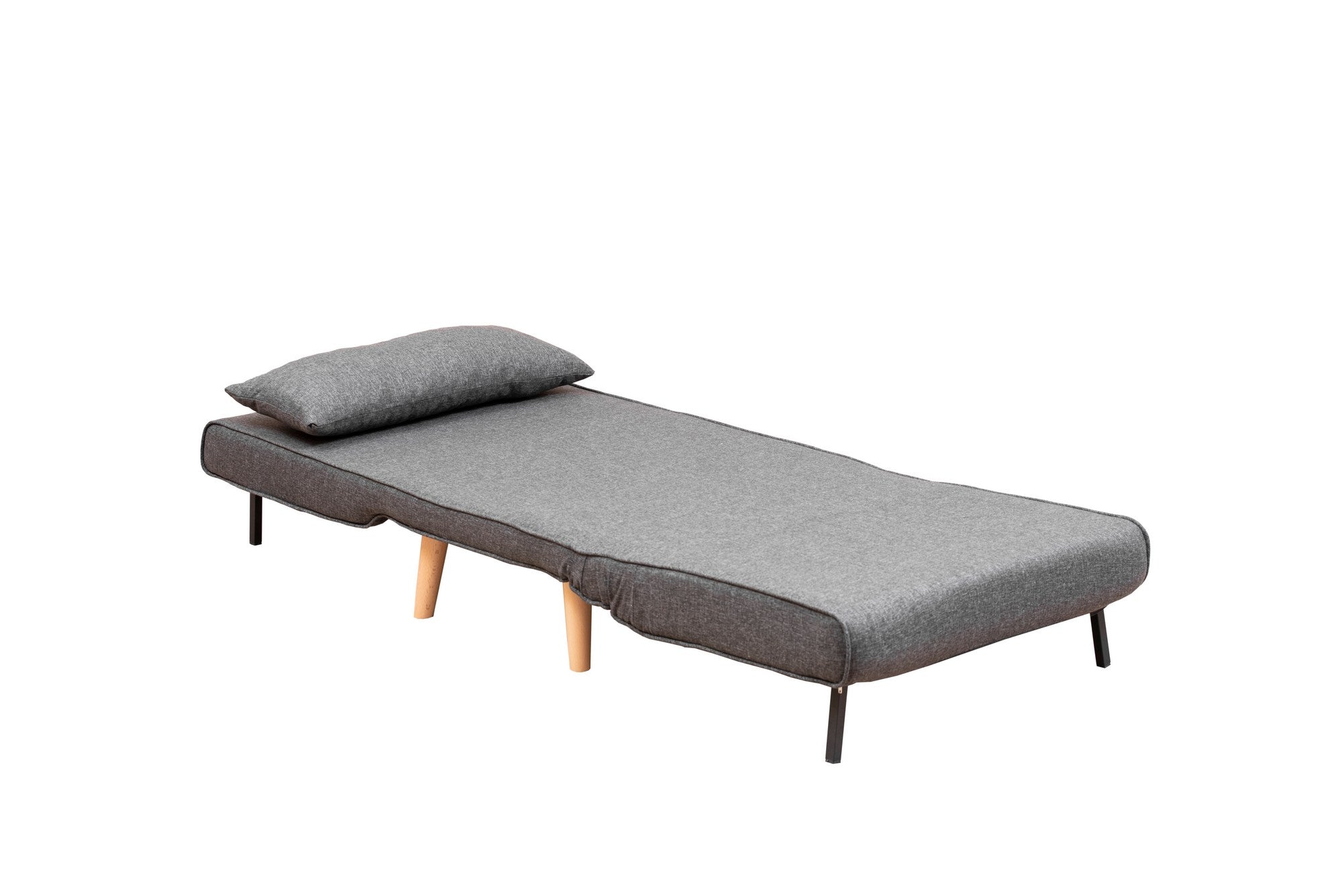 Poltrona Letto in tessuto Folde Grigio (5)