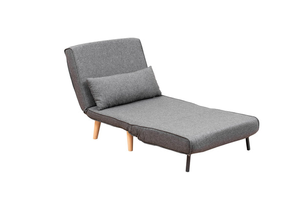Poltrona Letto in tessuto Folde Grigio (6)
