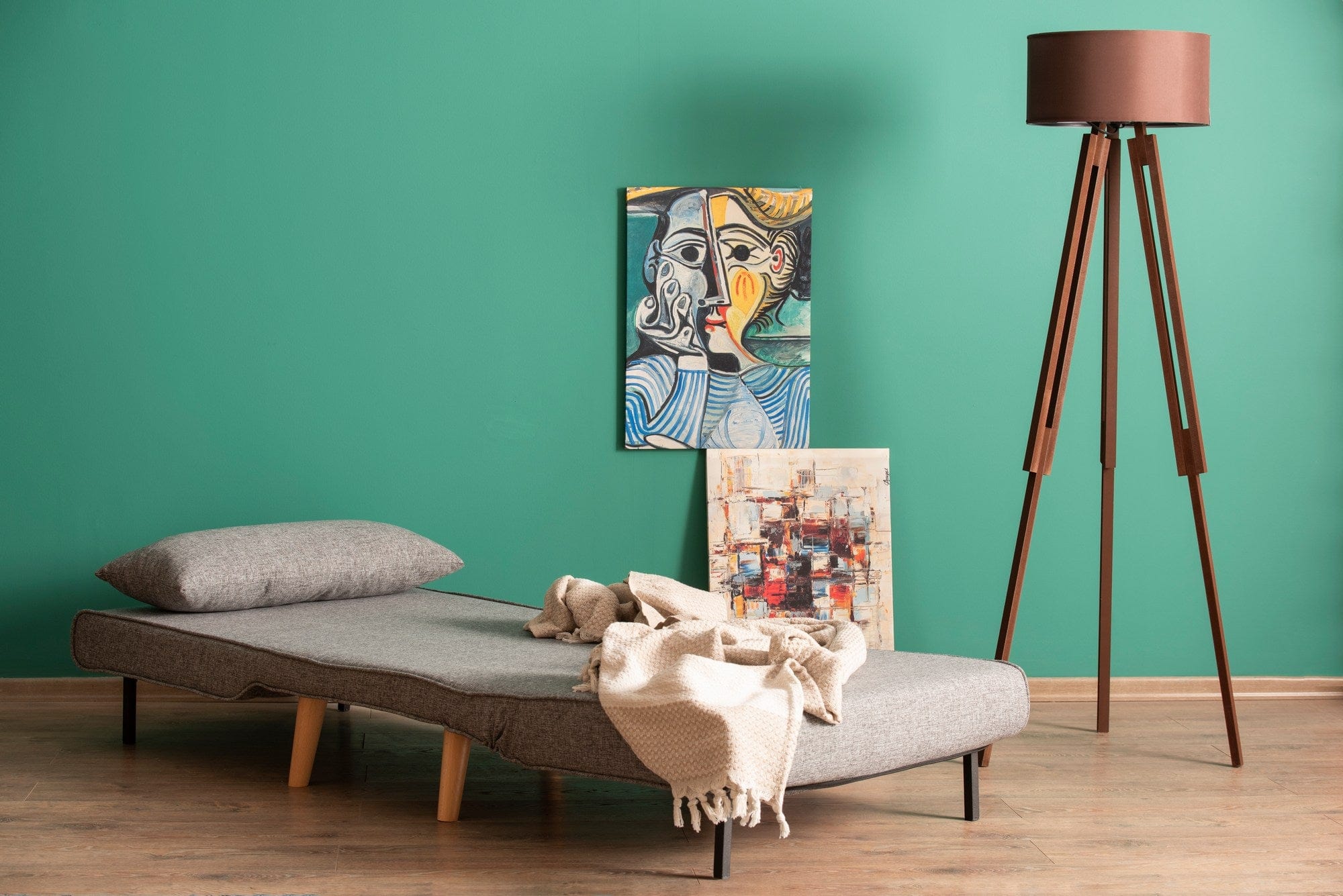 Poltrona Letto in tessuto Folde Grigio (3)