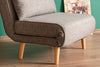 Poltrona Letto in tessuto Folde Grigio (5)