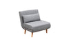 Poltrona Letto in tessuto Folde Grigio (6)
