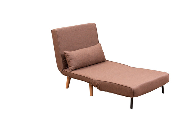 Poltrona Letto in tessuto Folde Marrone (6)
