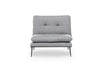 Poltrona Letto in tessuto Martin Solo Grigio (2)