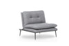 Poltrona Letto in tessuto Martin Solo Grigio (3)