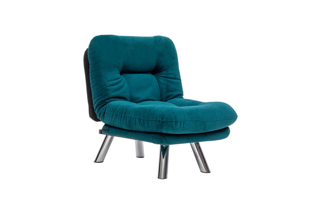 Poltrona Letto in tessuto Misa Piccola Blu (3)