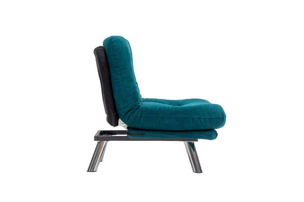 Poltrona Letto in tessuto Misa Piccola Blu (6)
