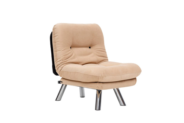 Poltrona Letto in tessuto Misa Piccola Crema (3)