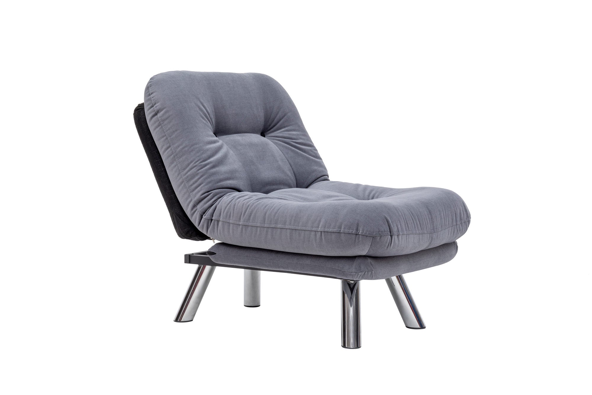 Poltrona Letto in tessuto Misa Piccola Grigio (5)