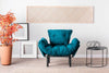 Poltrona Letto in tessuto Nitta Blu (1)