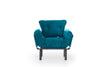 Poltrona Letto in tessuto Nitta Blu (2)
