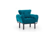 Poltrona Letto in tessuto Nitta Blu (3)