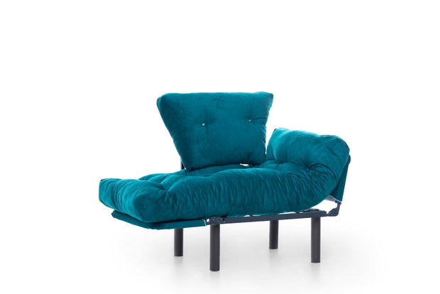 Poltrona Letto in tessuto Nitta Blu (4)