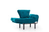 Poltrona Letto in tessuto Nitta Blu (5)