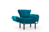 Poltrona Letto in tessuto Nitta Blu (6)