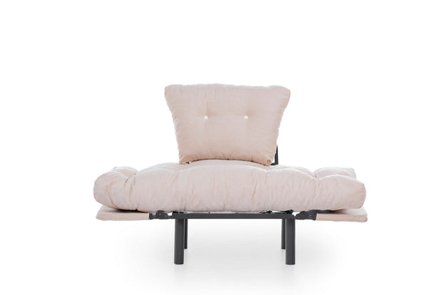 Poltrona Letto in tessuto Nitta Crema (4)