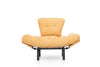 Poltrona Letto in tessuto Nitta Giallo (6)