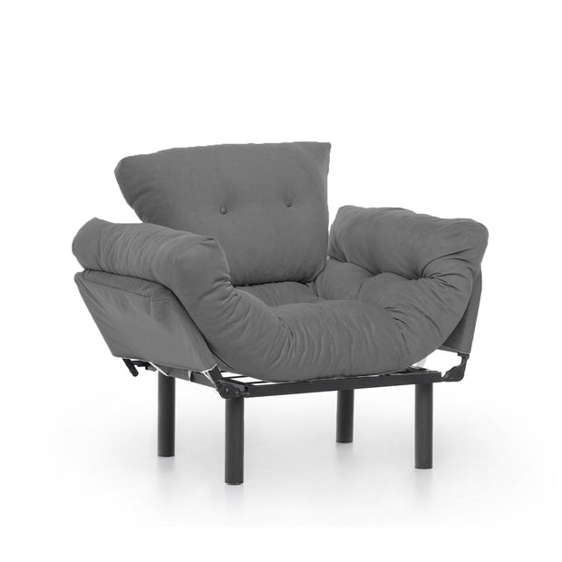 Poltrona Letto in tessuto Nitta Grigio (5)