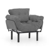 Poltrona Letto in tessuto Nitta Grigio (6)
