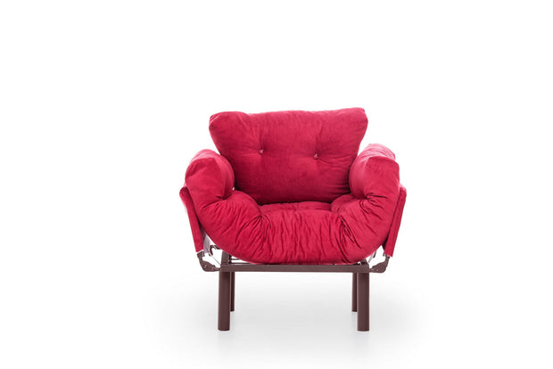 Poltrona Letto in tessuto Nitta Marrone (2)