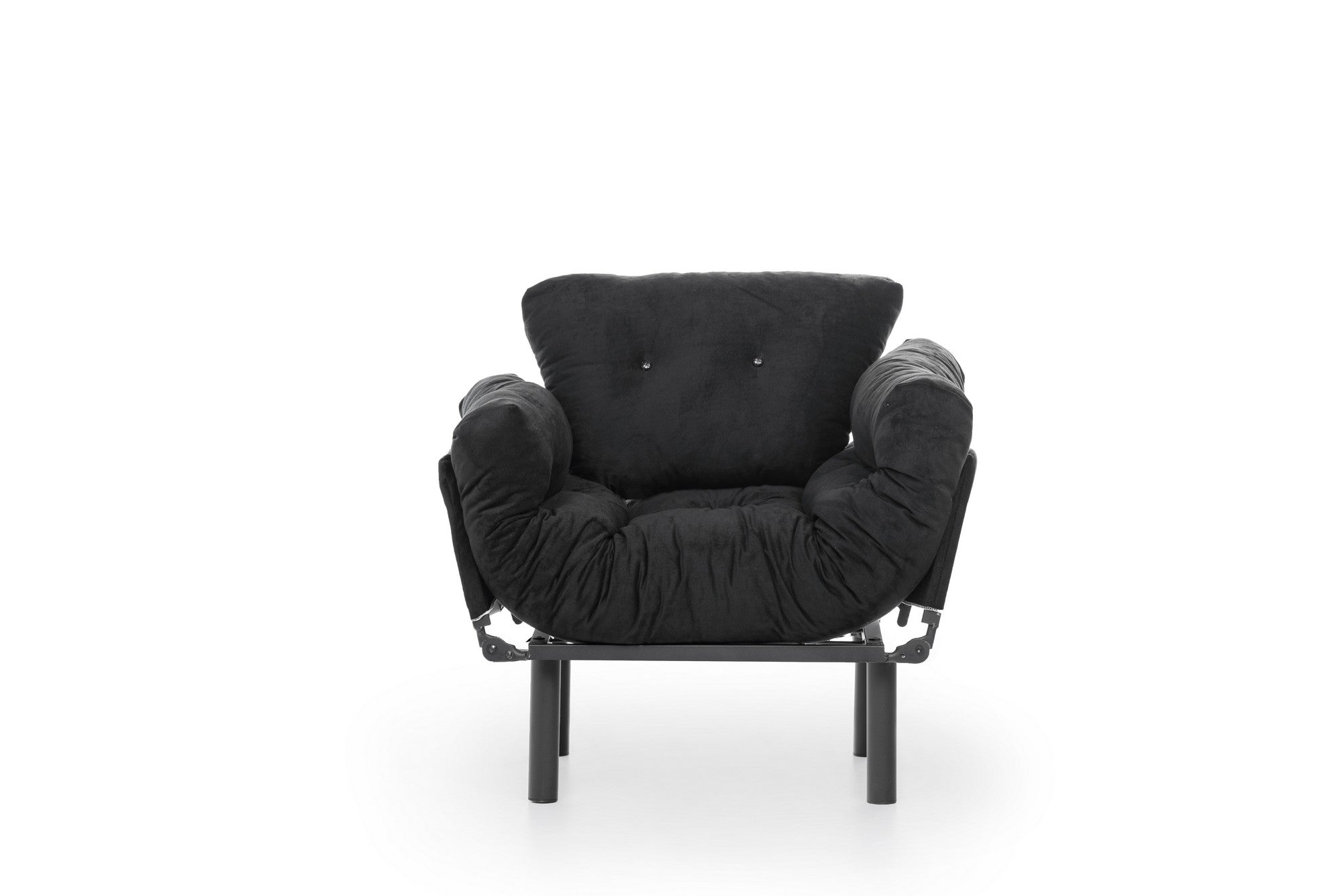 Poltrona Letto in tessuto Nitta Nero (2)