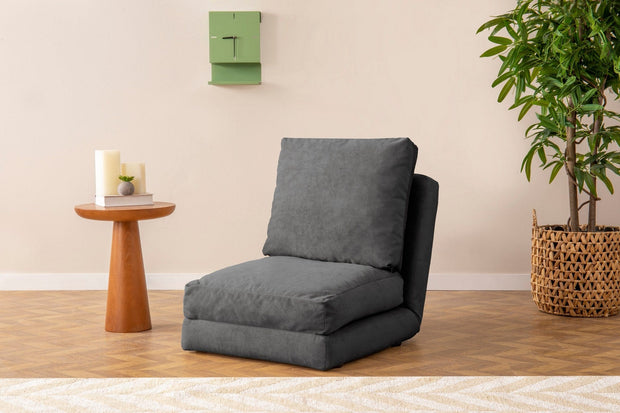 Poltrona Letto in tessuto Taida Grigio