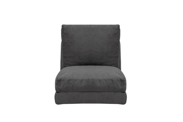 Poltrona Letto in tessuto Taida Grigio (2)