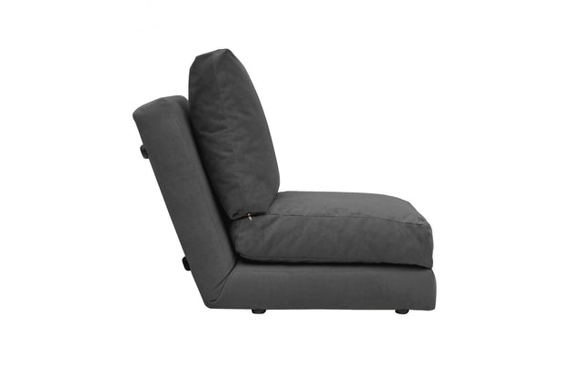 Poltrona Letto in tessuto Taida Grigio (4)
