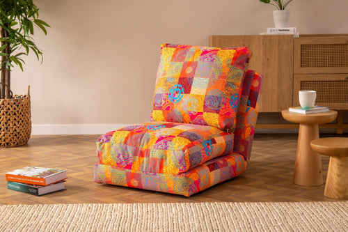 Poltrona Letto in tessuto Taida Multicolore
