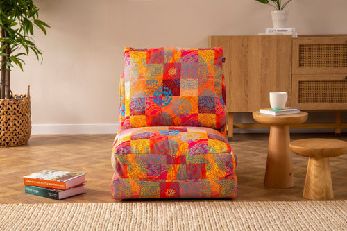 Poltrona Letto in tessuto Taida Multicolore (1)