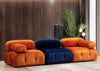Poltrona modulare in tessuto Bubble O1 Blu (3)