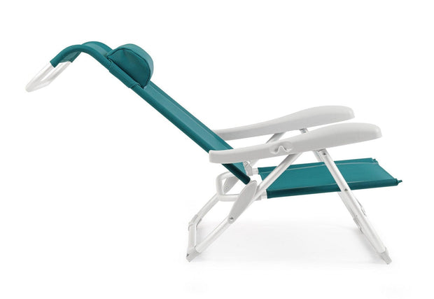 Bizzotto Poltrona pieghevole da giardino Cayo Octane Blu