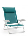 Bizzotto Poltrona pieghevole da giardino Cayo Octane Blu