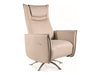 Signal Poltrona Reclinabile Elettrica in ecopelle Notos Beige