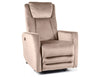 Signal Poltrona Reclinabile Elettrica in velluto Adonis Beige